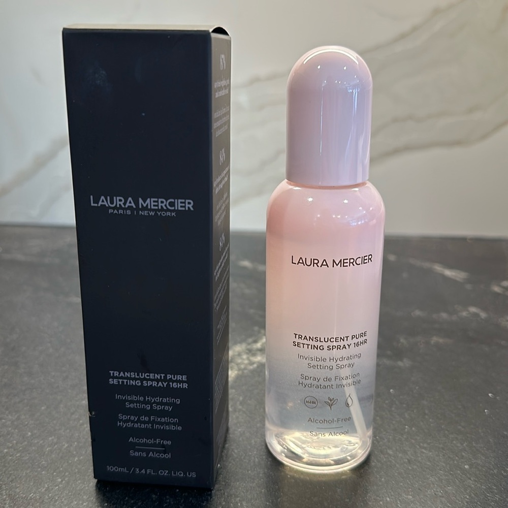 Laura Mercier 16 hour Translucent Pure Setting Spray NIB